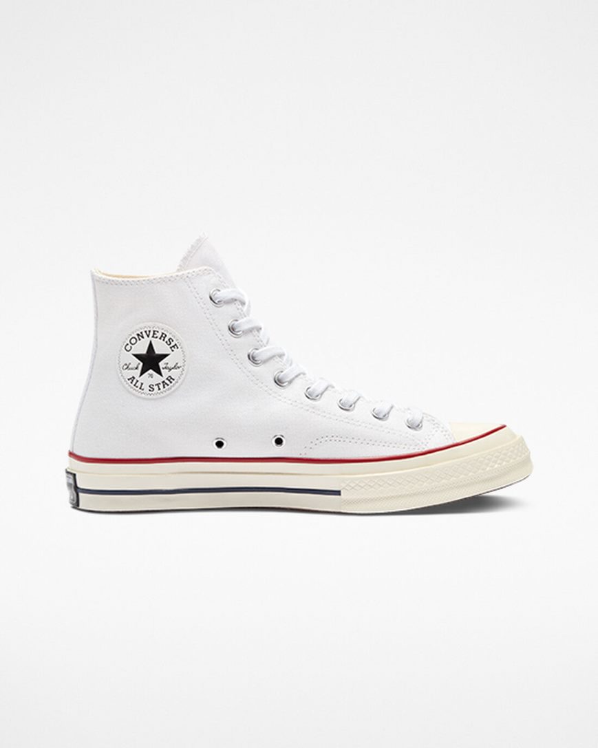 Tenisi Inalti Dama Converse Chuck 70 Star Patchwork Albi Colorati | RO SDILF490